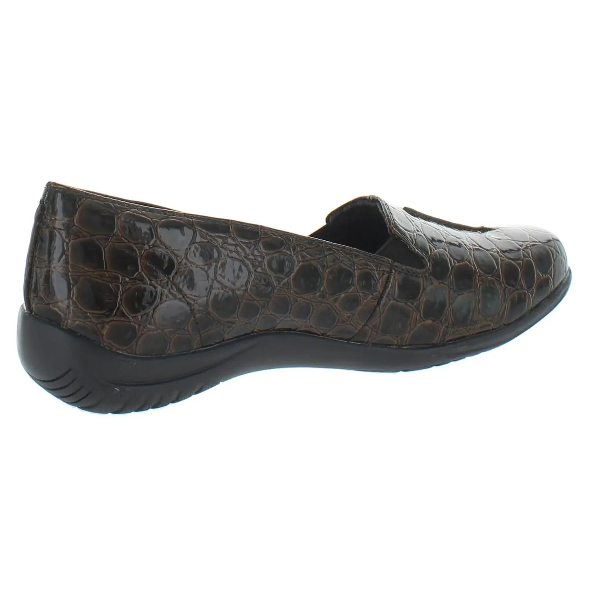 Purpose Womens Patent Embossed Loafers