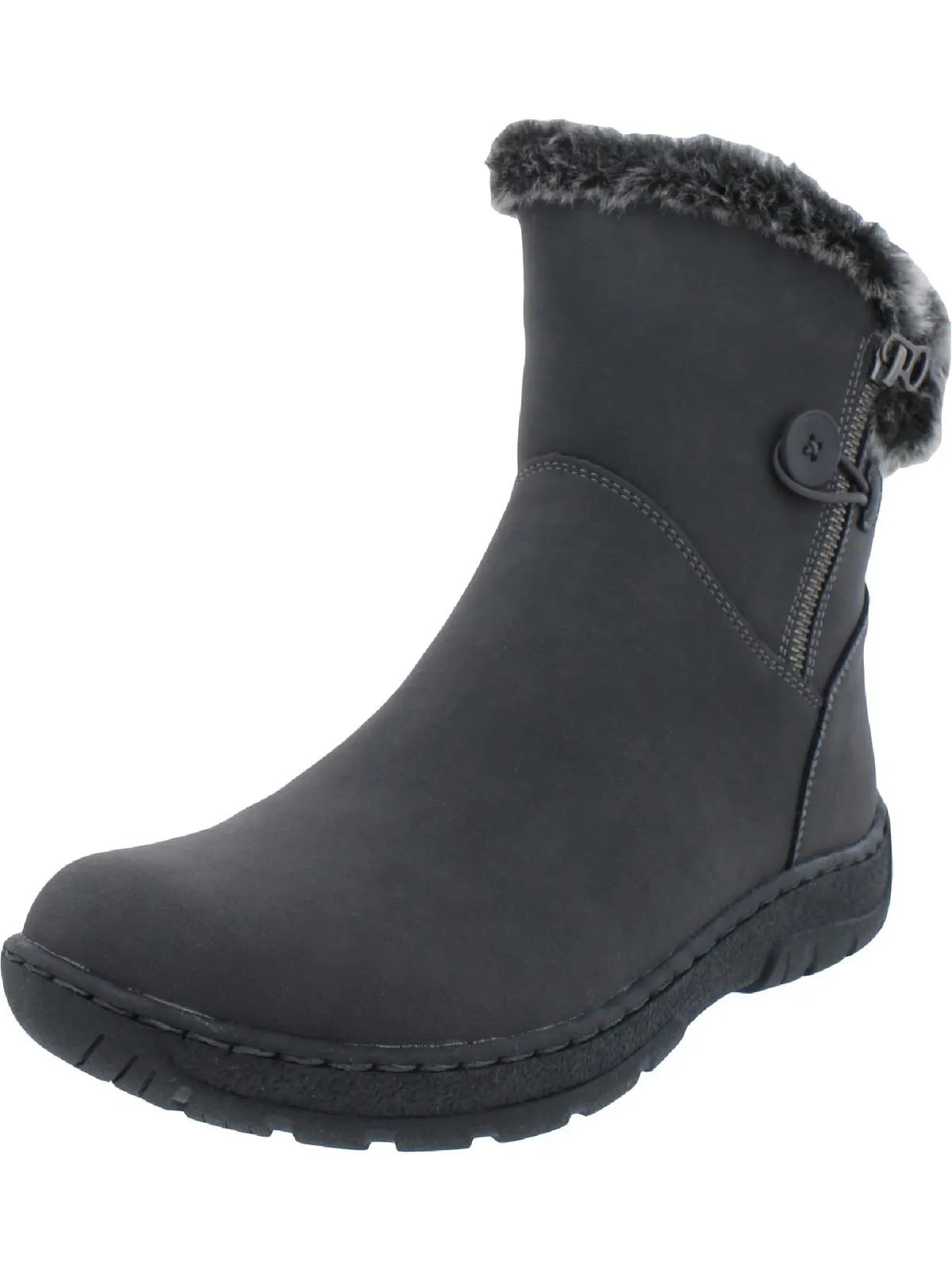 Quinita Womens Zipper Ankle Winter & Snow Boots