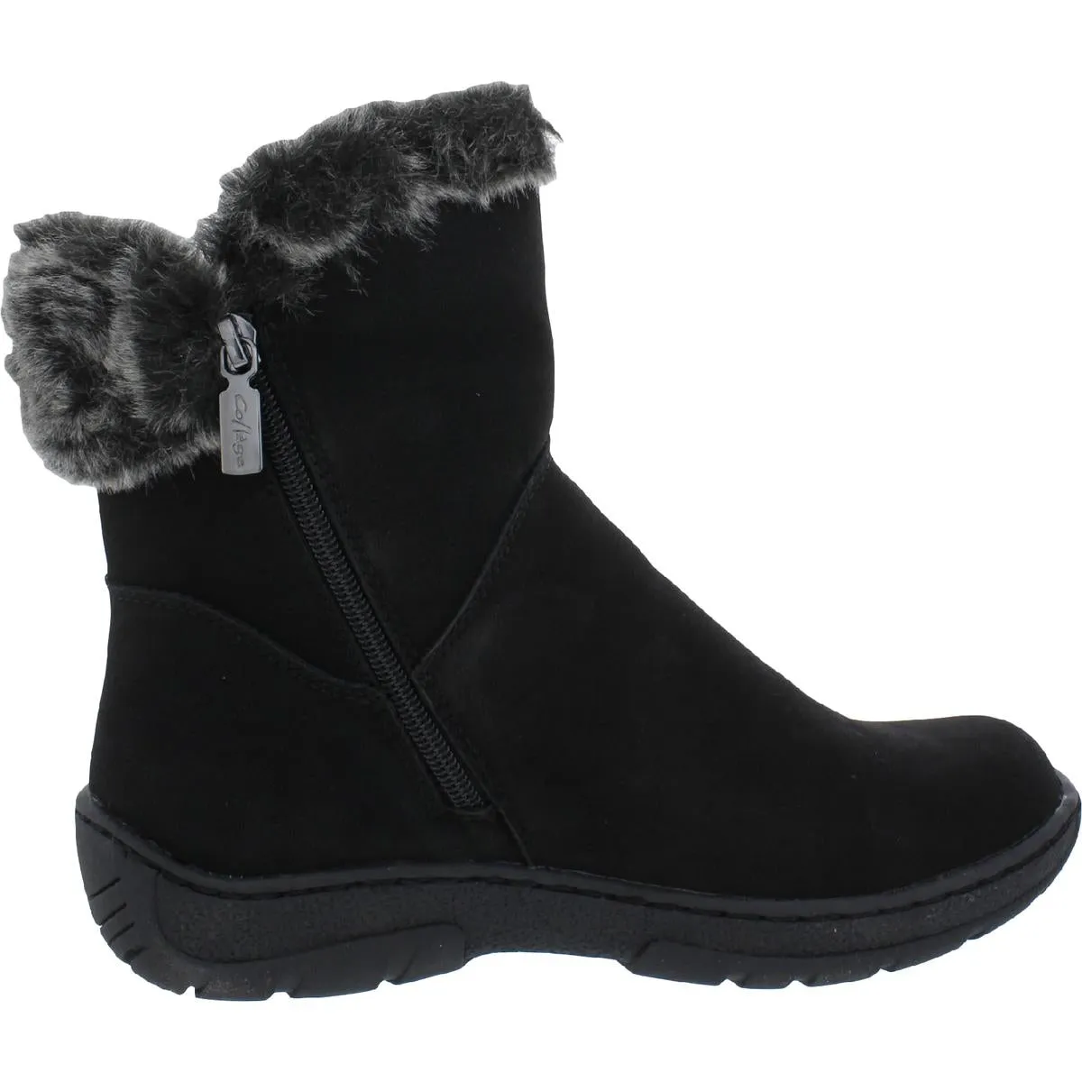 Quinita Womens Zipper Ankle Winter & Snow Boots