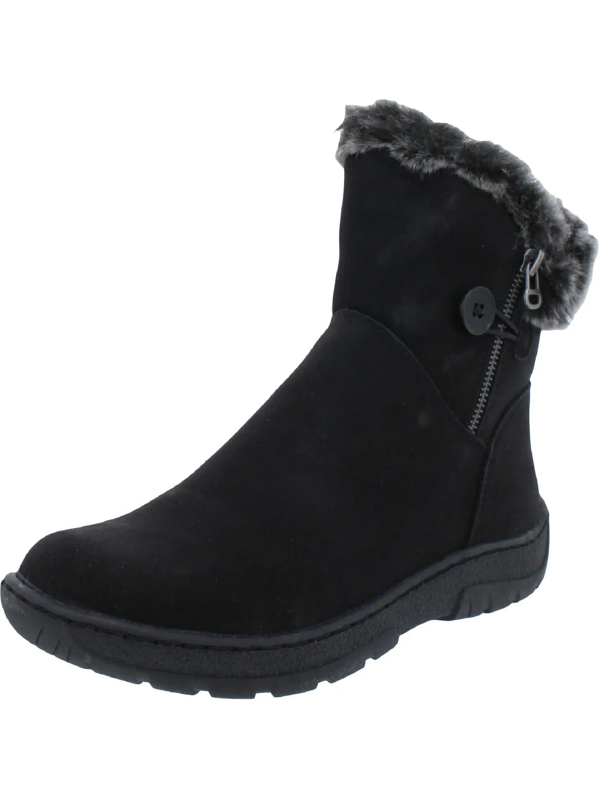 Quinita Womens Zipper Ankle Winter & Snow Boots