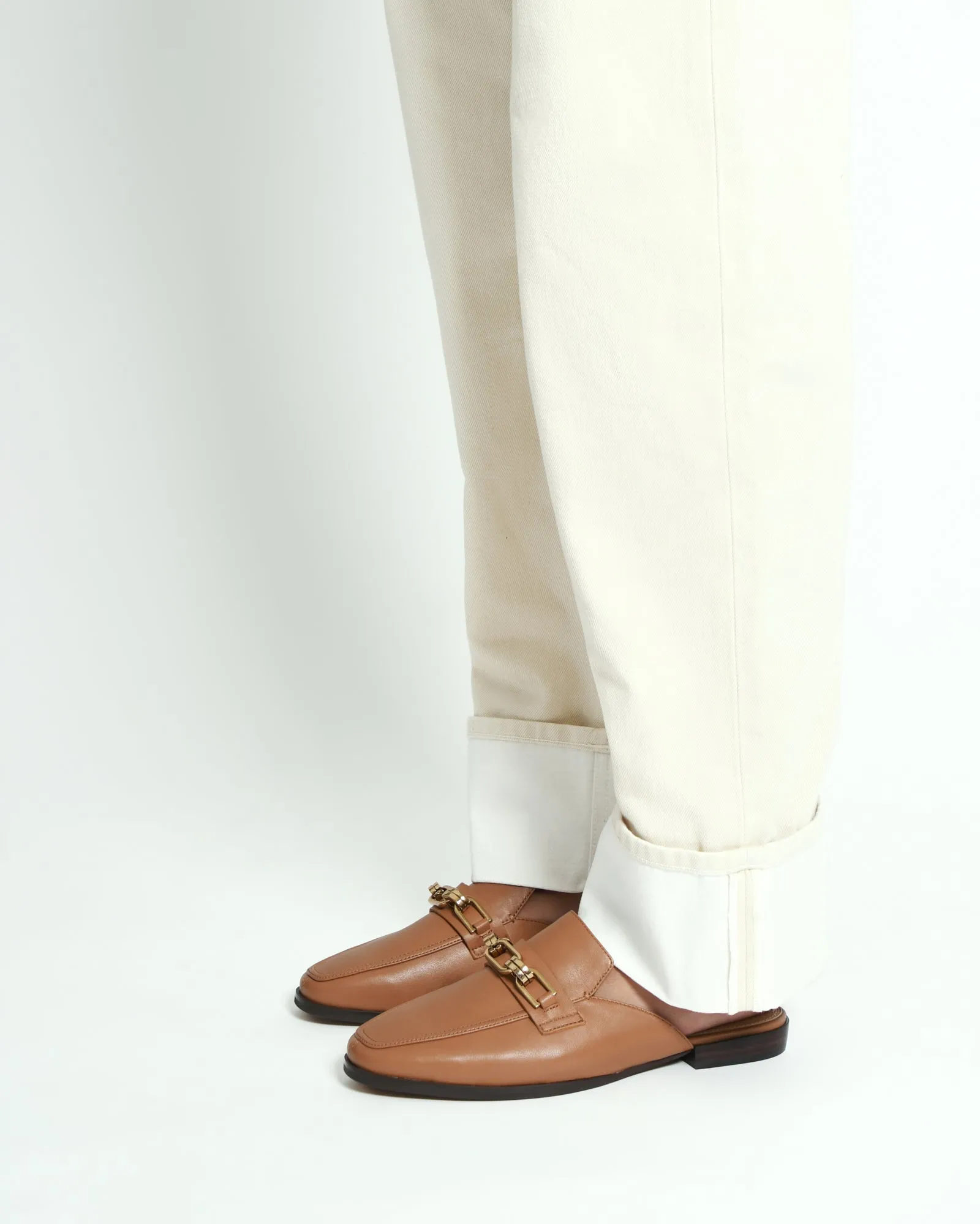REIGN LOAFERS TRUE TAN LEATHER