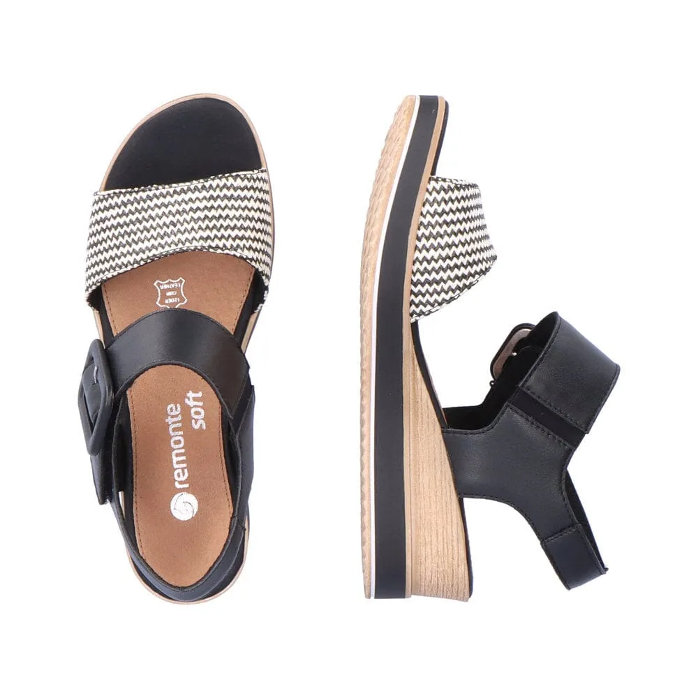 REMONTE D6453 02 WEDGE SANDAL
