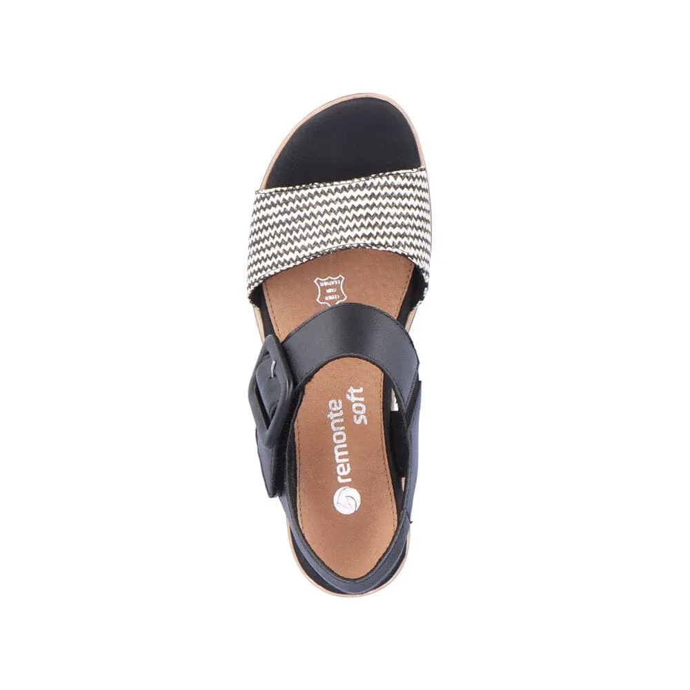 REMONTE D6453 02 WEDGE SANDAL