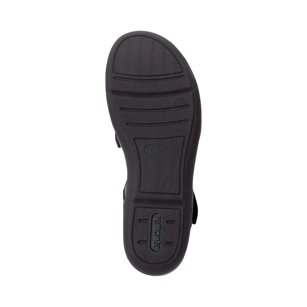 Remonte Women's Jocelyn 60 Sandal in Black Multi