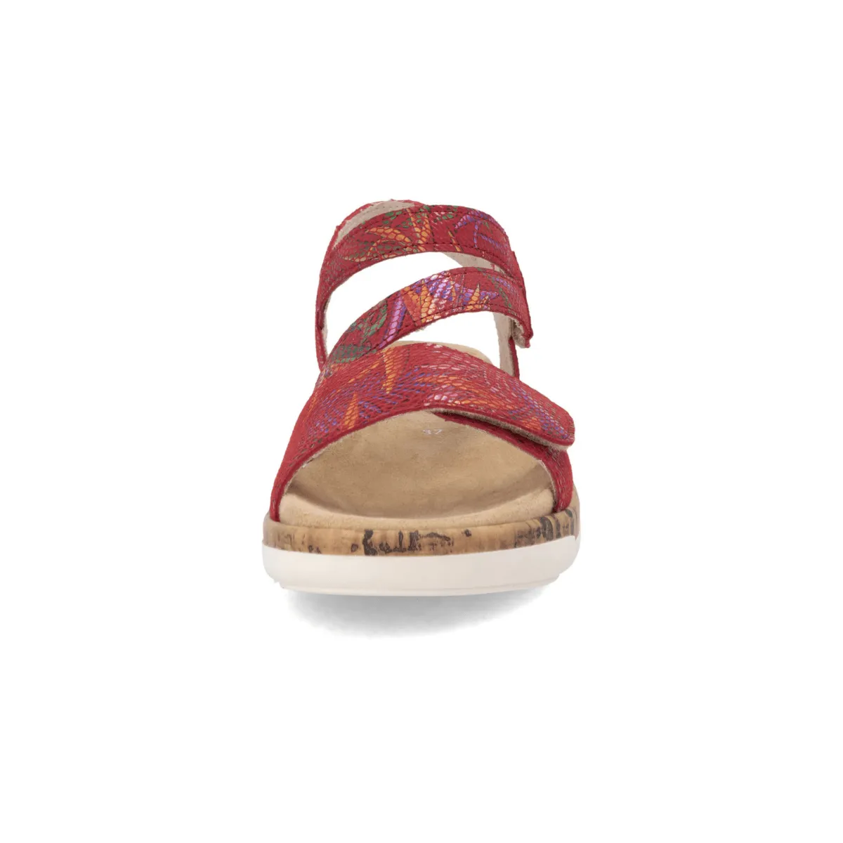 Rieker Women's R6860-90 Jocelyn Red Multi Leather