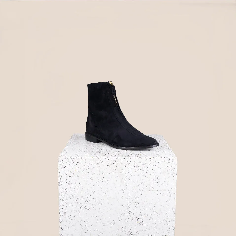 Roma Due- Black Suede