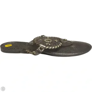 Sandals Designer By Jack Rogers In Gold & Purple, Size: 7
