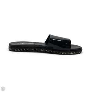 Sandals Designer By Karl Lagerfeld In Black, Size: 7