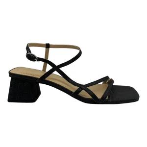 Sandals Heels Block By Bandolino In Black, Size:9.5