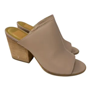 Sandals Heels Block By Dolce Vita In Tan, Size:7