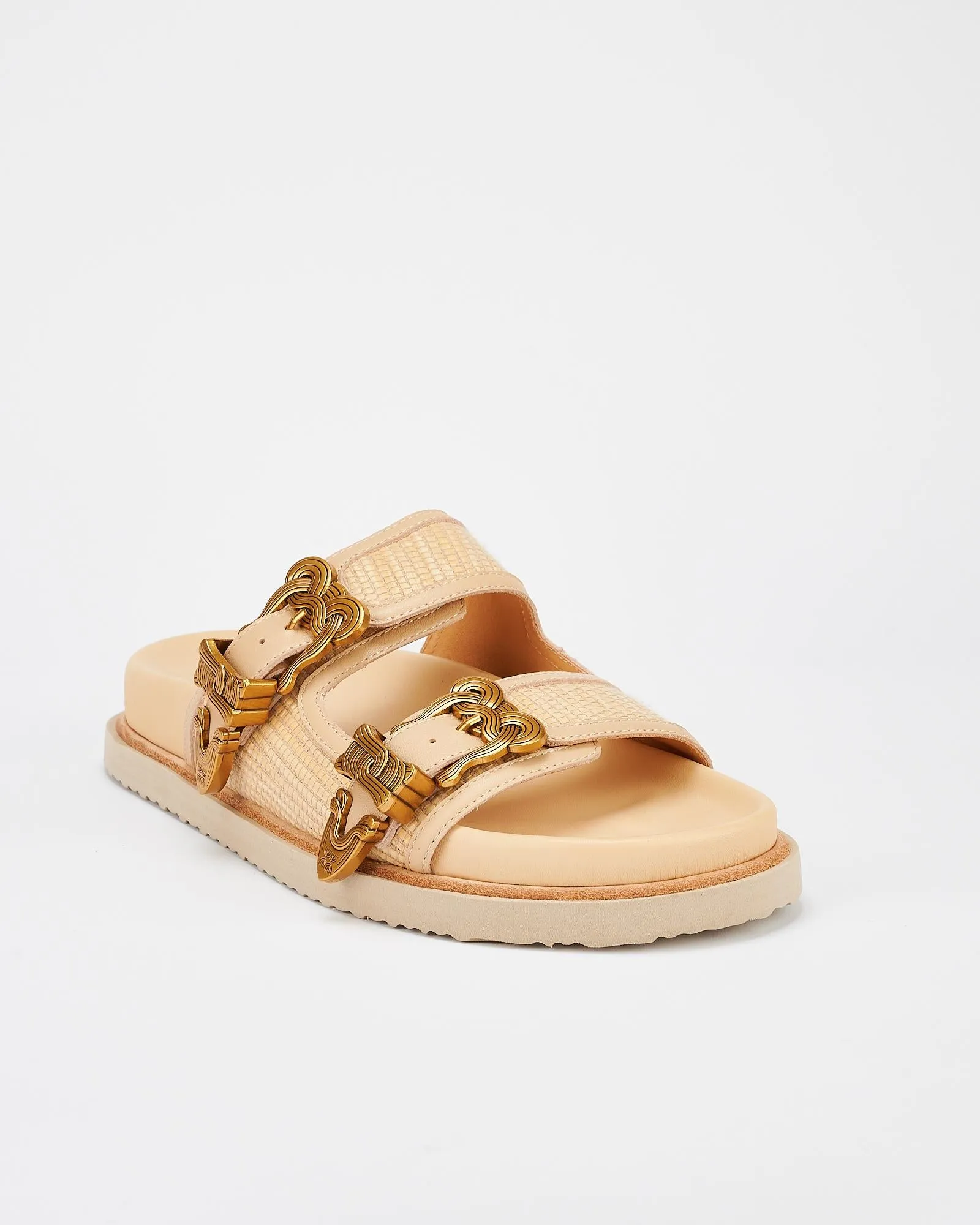 Scribe Footbed Natural Woven/Gold
