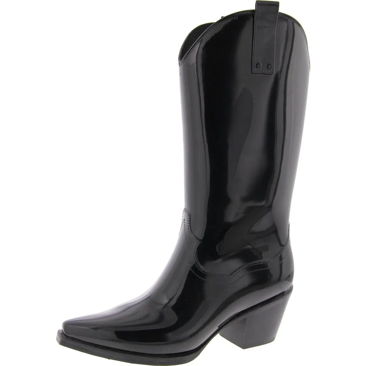 Shallow Womens Tall Pointed Toe Rain Boots