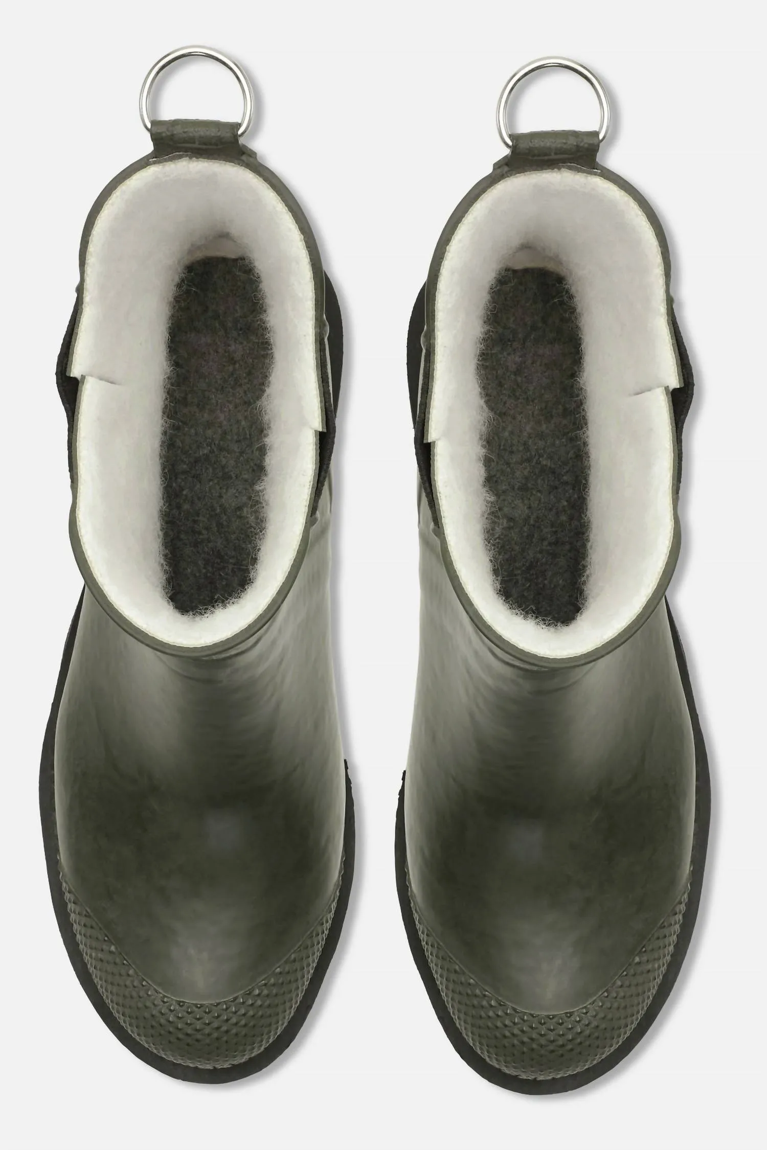 Short Waterproof Rubber Boot In Army