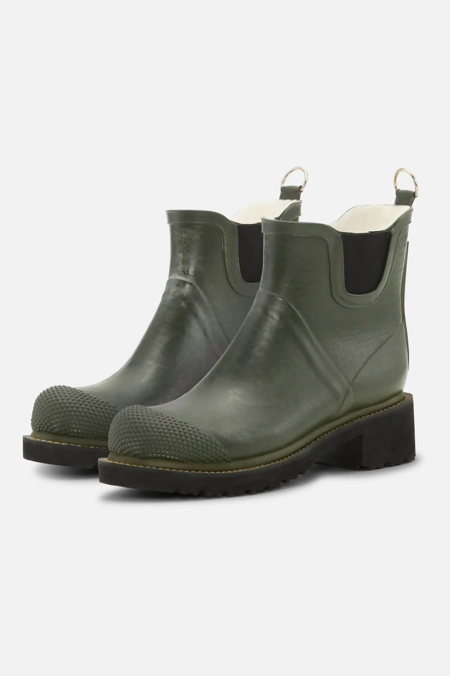 Short Waterproof Rubber Boot In Army