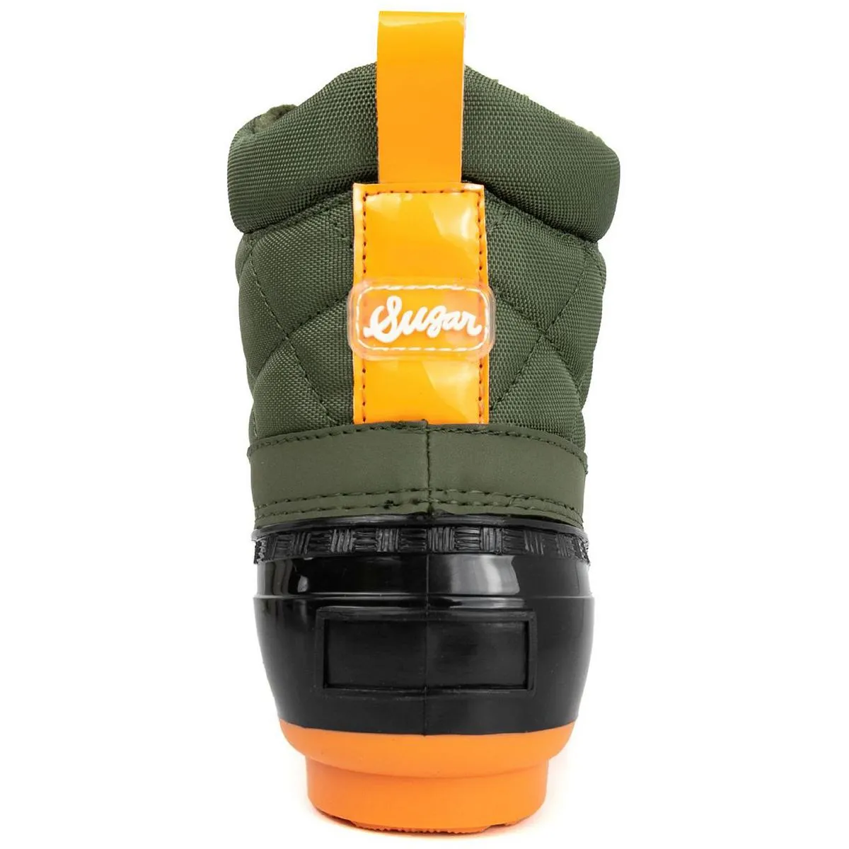 Skippy Womens Lace-Up Quilted Rain Boots