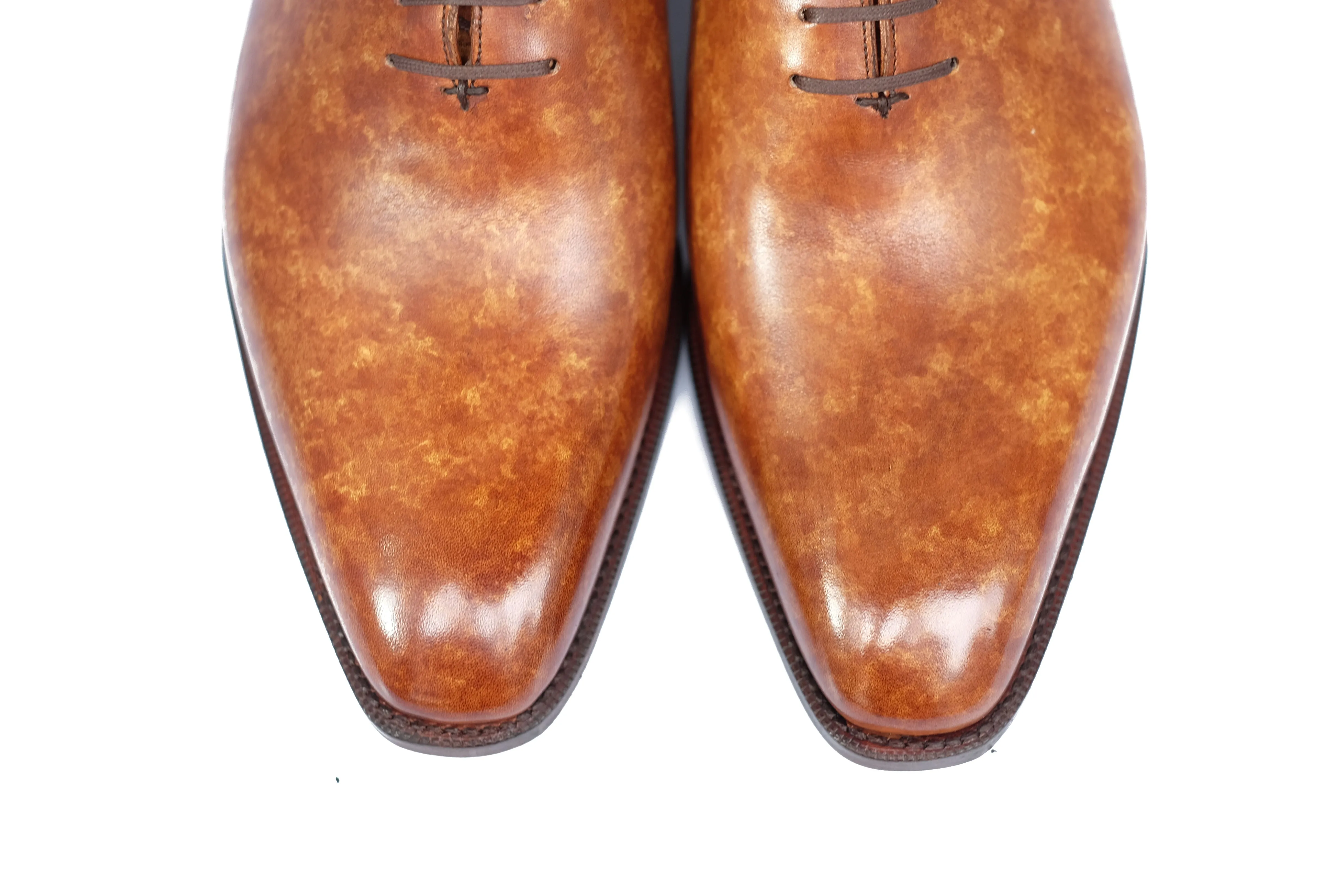 Skyway - MTO - Hazel Marble Patina - LPB Last - Single Leather Sole