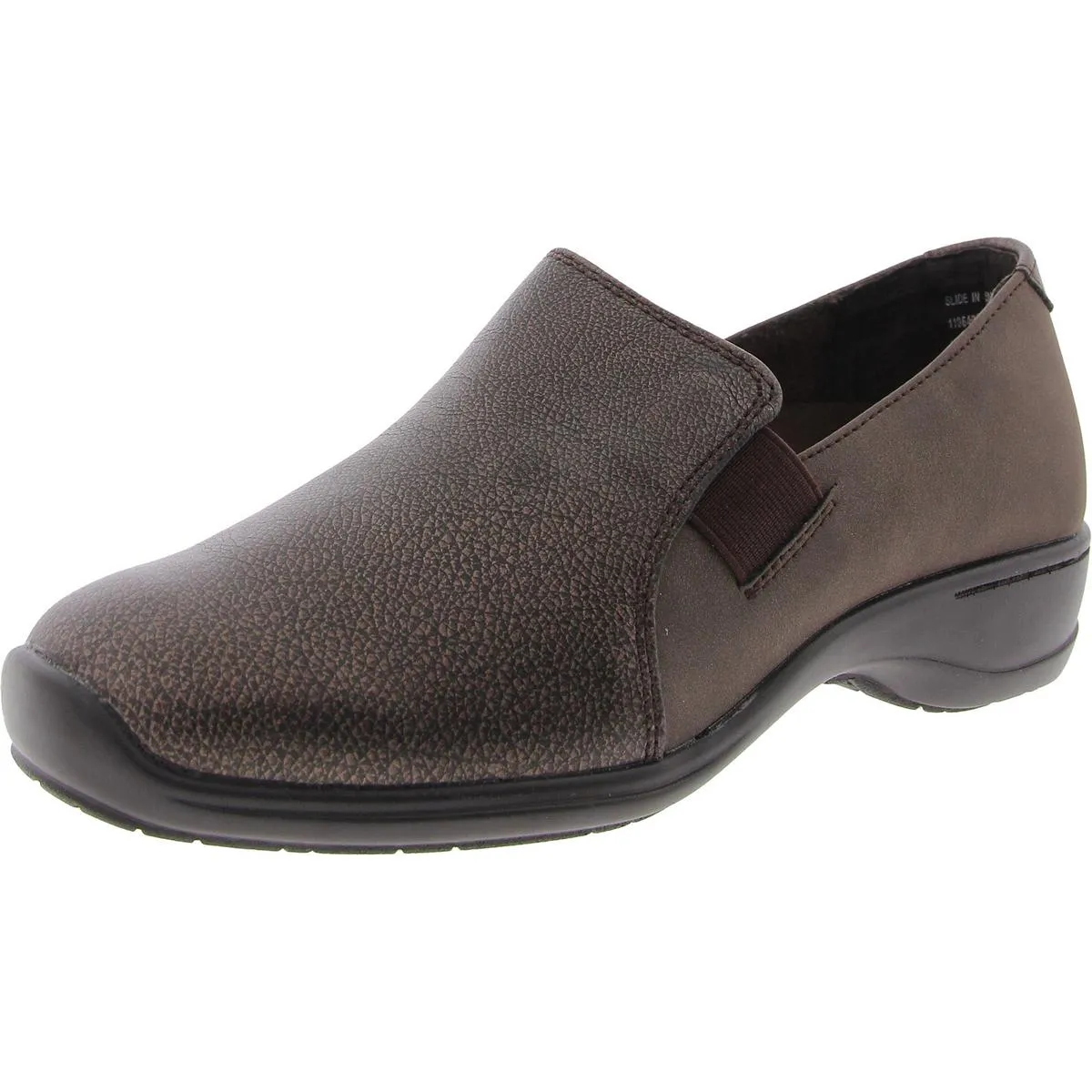 Slide In Womens Suede Flat Loafers
