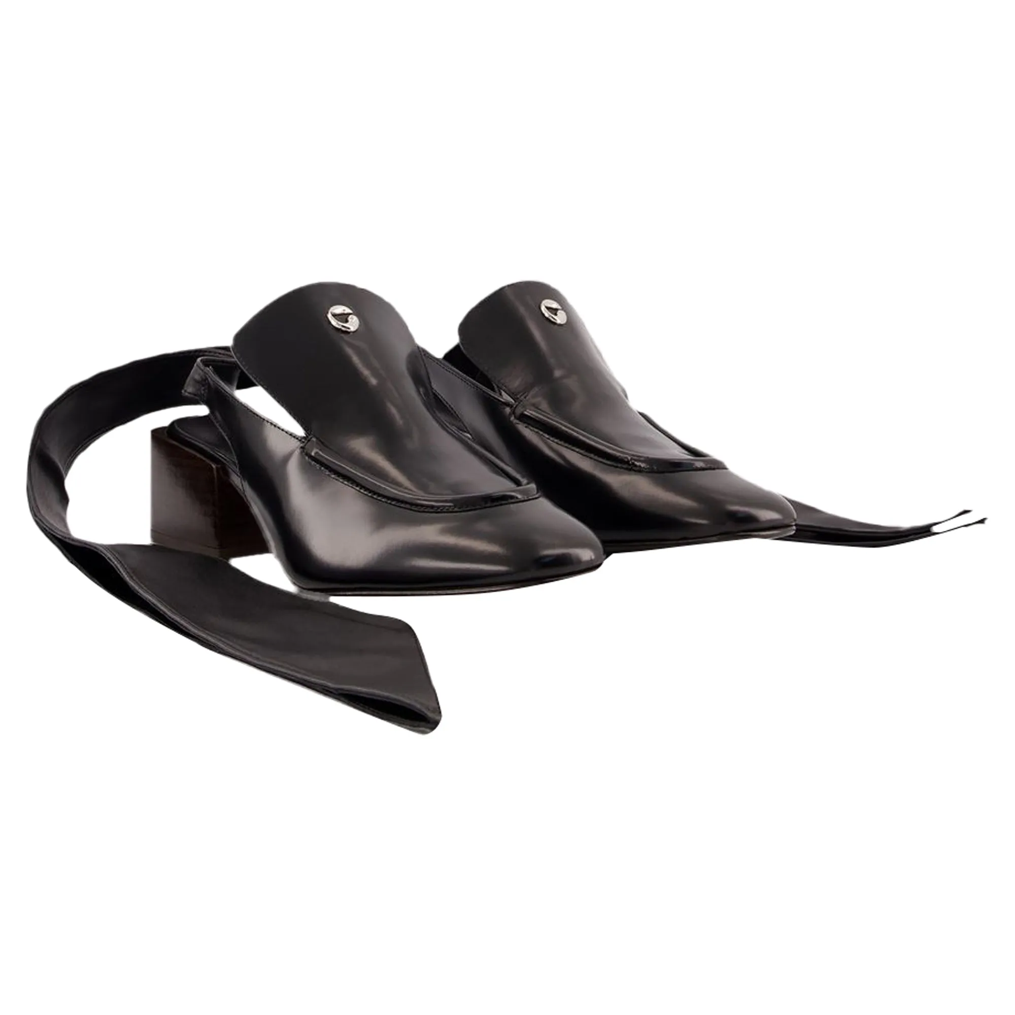 Sling Back Loafers - Coperni - Leather - Black