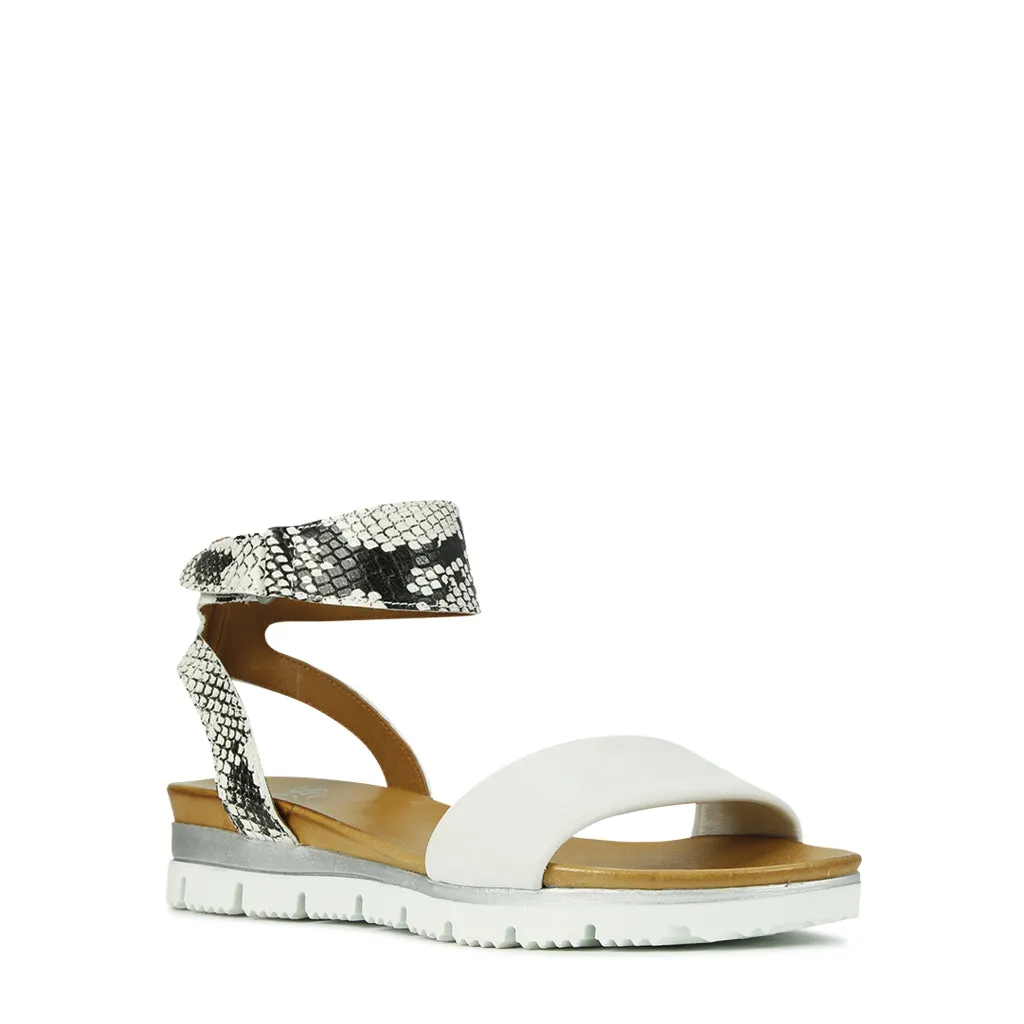 Sodi Leather Ankle Strap Sandals