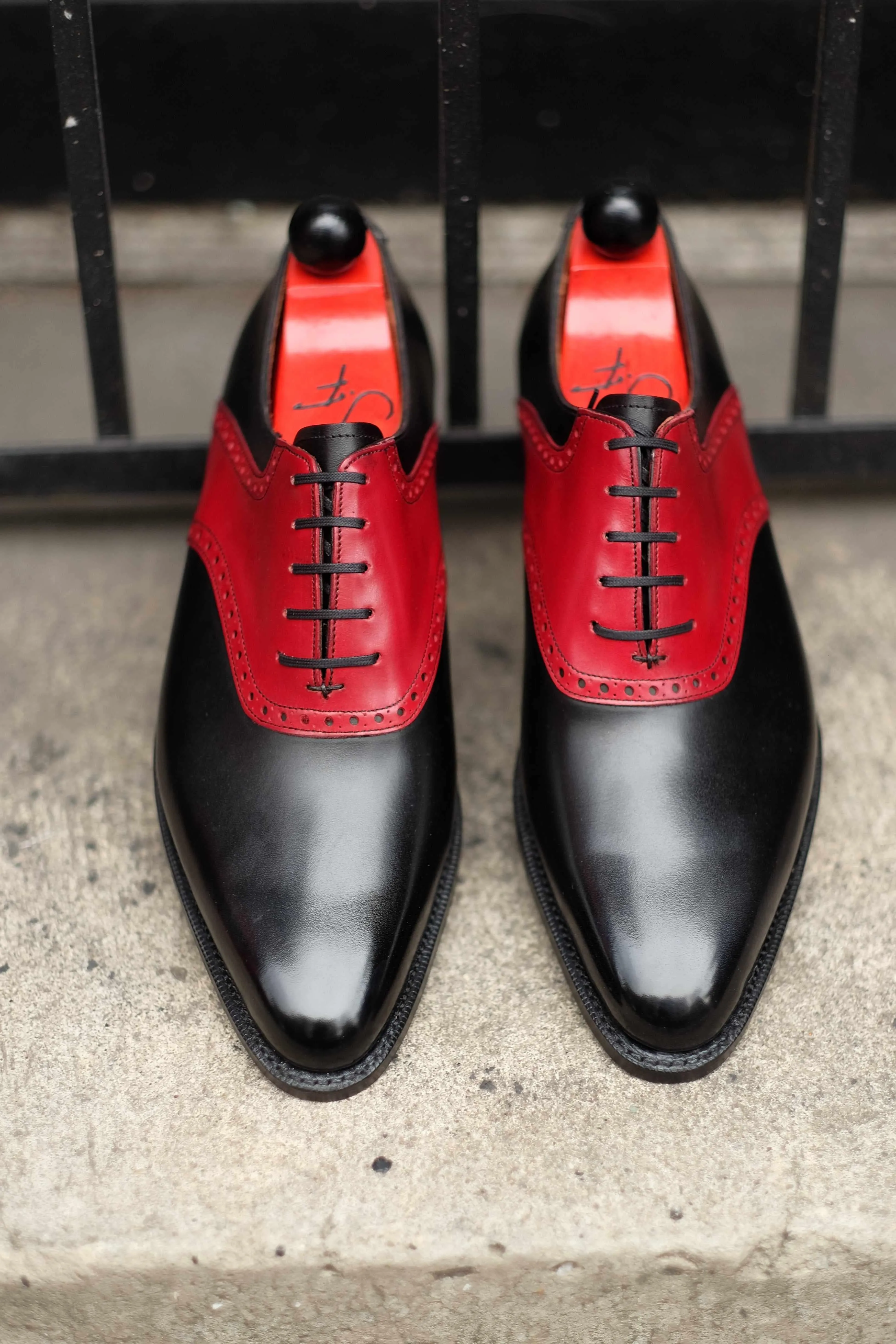 Stefano Redux - Black Calf / Red Calf