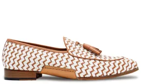 Style: Sants Woven Tasseled Loafer