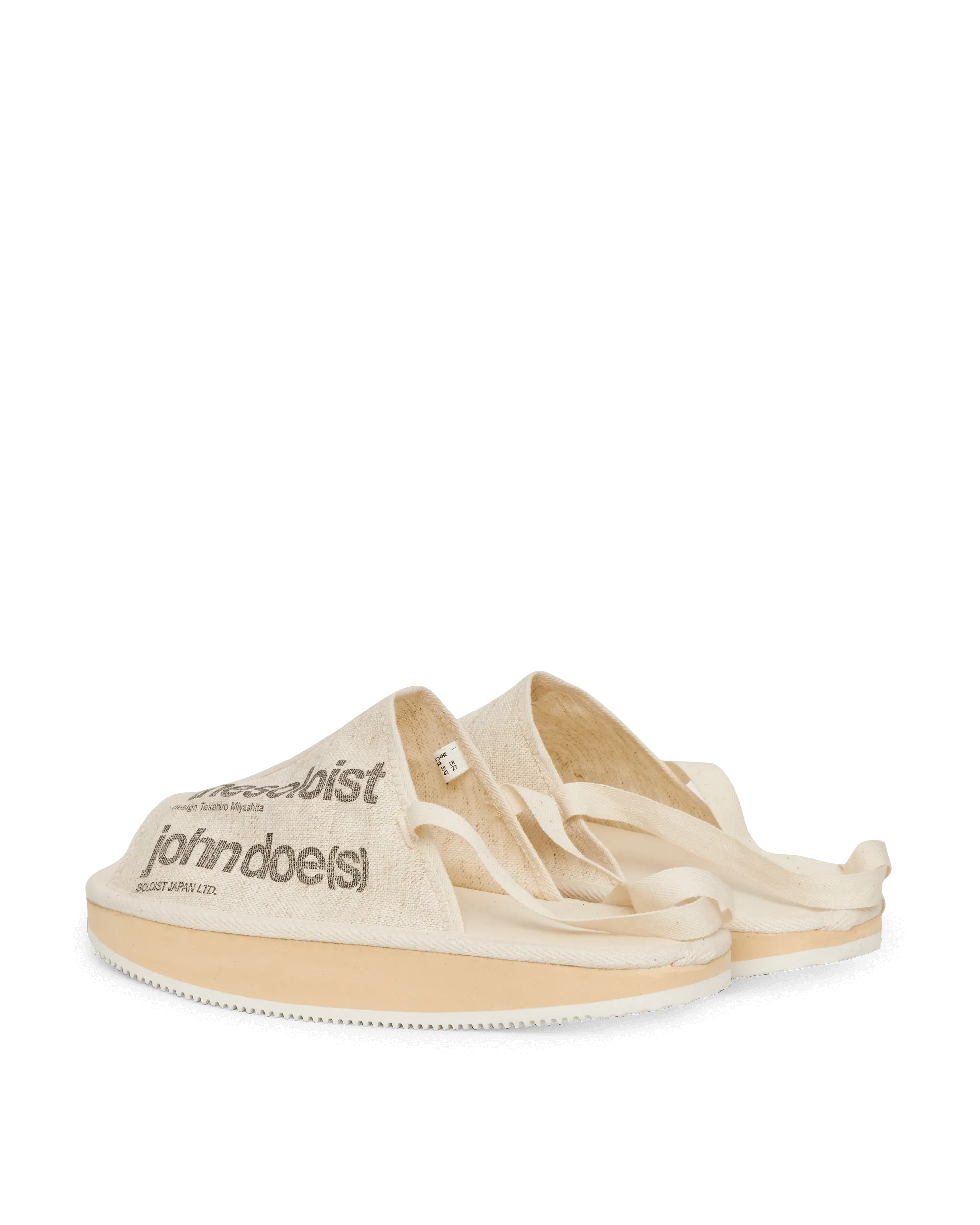 TAKAHIROMIYASHITA TheSoloist OG-281-John Sandals White