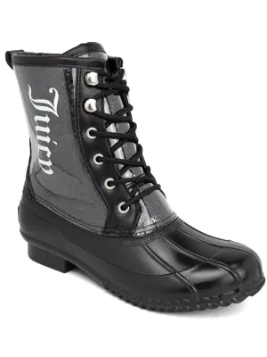 TALOS Womens Round toe Rubber Rain Boots