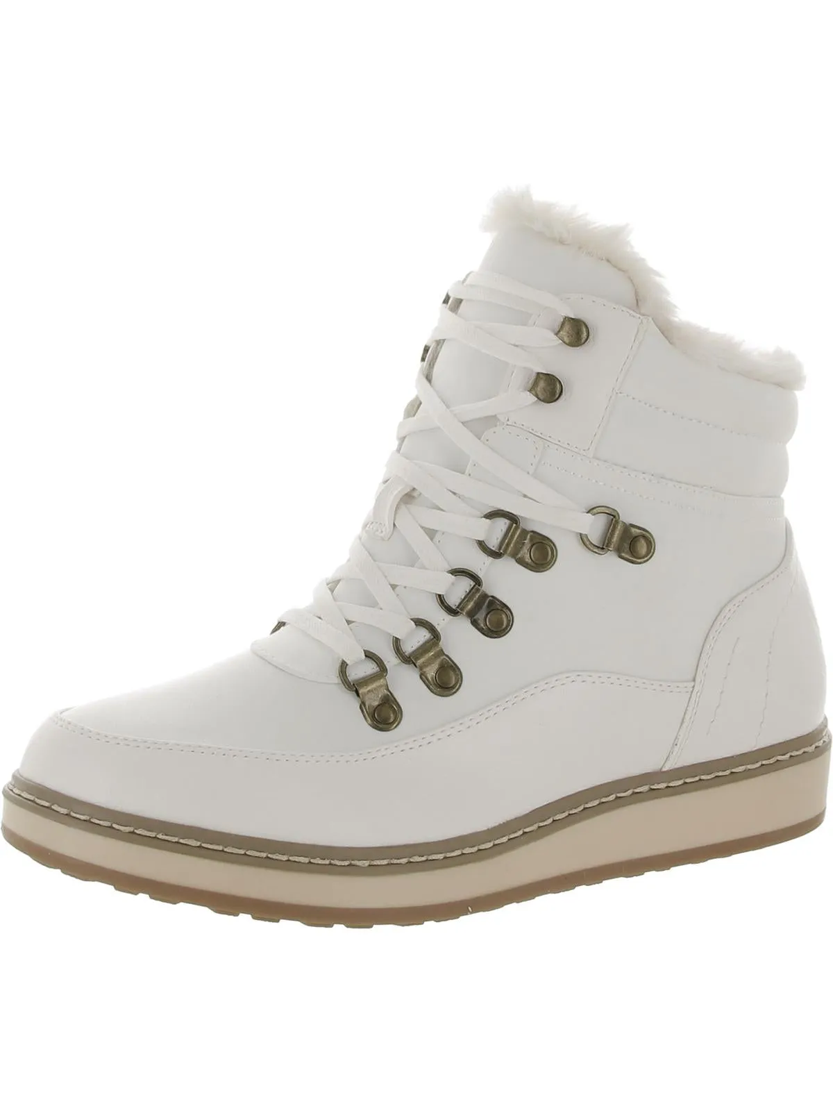 Tamasha Womens Faux Leather Winter & Snow Boots
