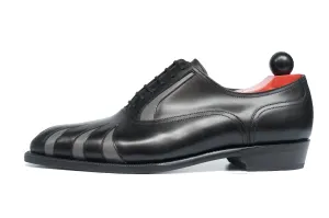 Tiger's Claw - MTO - Black Calf / Dark Grey Calf - NGT Last - Single Leather Sole