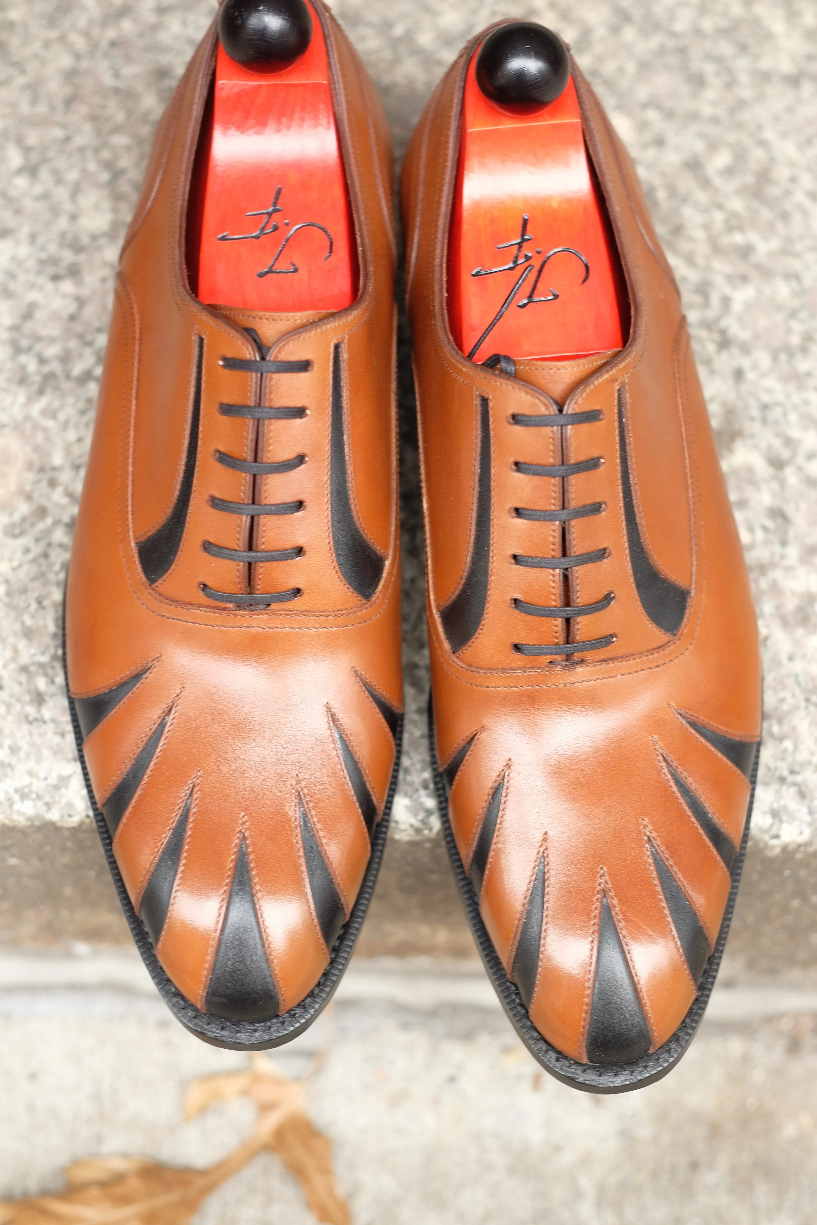 Tiger's Claw - MTO - Maple Calf / Black Calf - NGT Last - Single Leather Sole