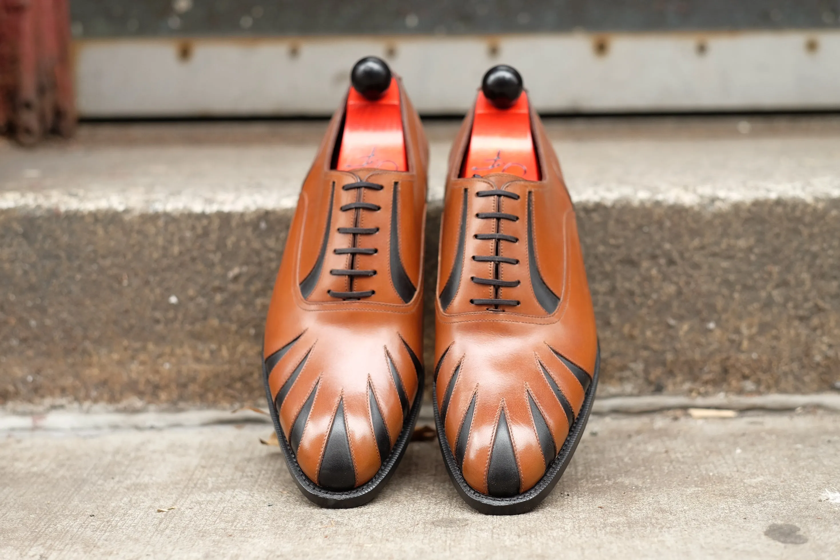 Tiger's Claw - MTO - Maple Calf / Black Calf - NGT Last - Single Leather Sole