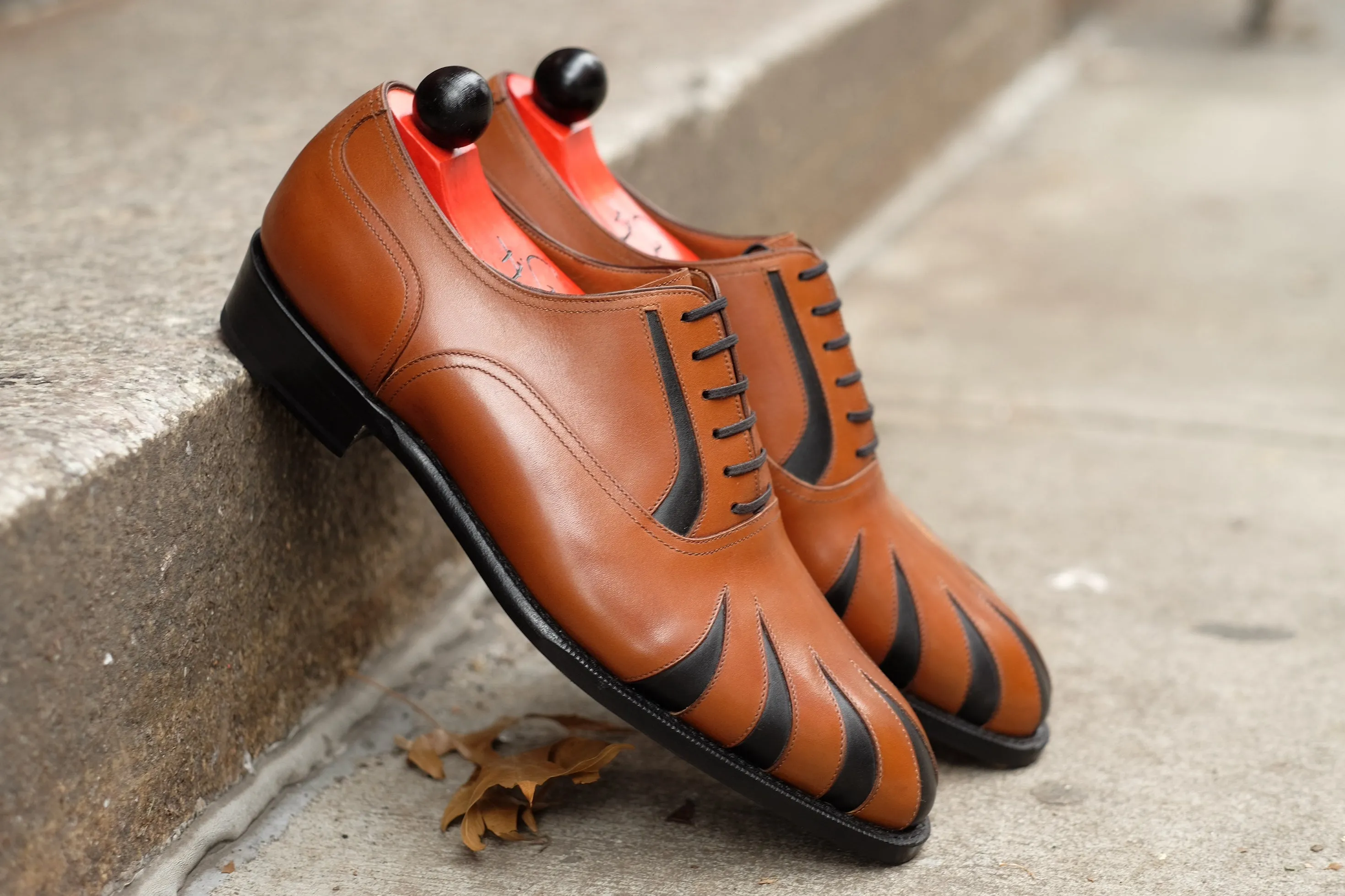 Tiger's Claw - MTO - Maple Calf / Black Calf - NGT Last - Single Leather Sole