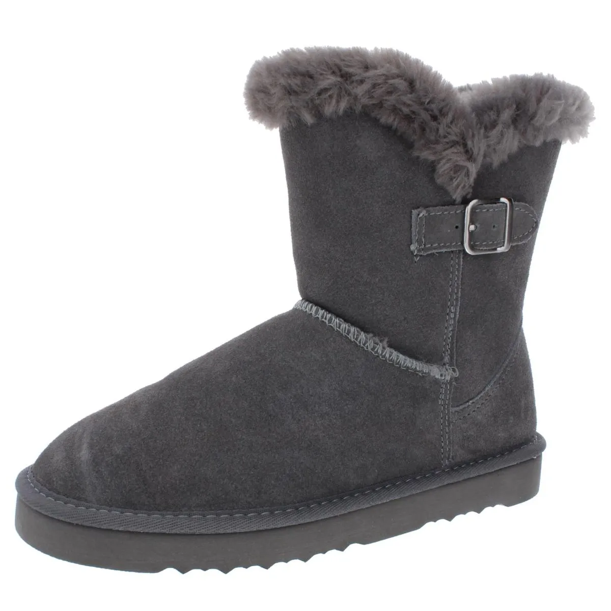Tiny 2 Womens Suede Faux Fur Lined Winter Boots