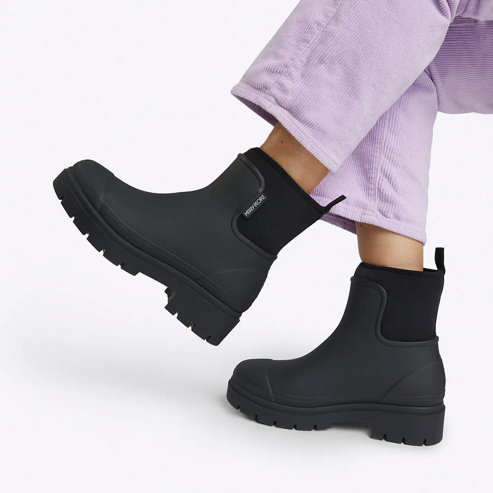 Tully Rain Boot in Black from Merry People