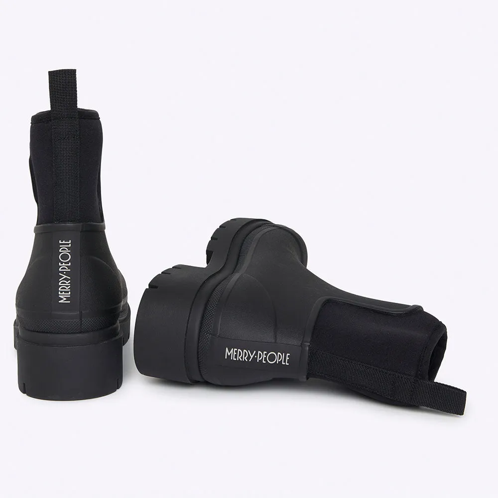 Tully Rain Boot in Black from Merry People