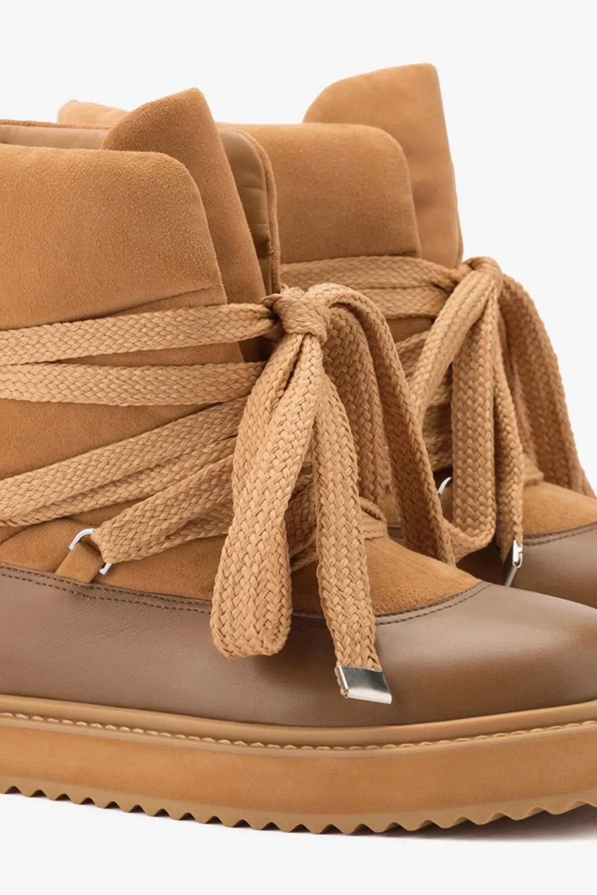 Utah Puffer Boot In Toasted Suede