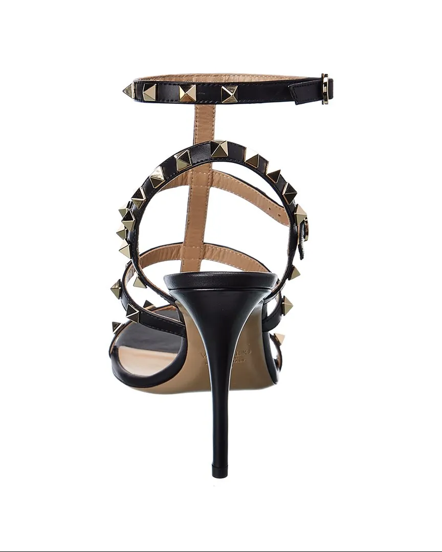 Valentino Rockstud Caged 100 Leather Sandal
