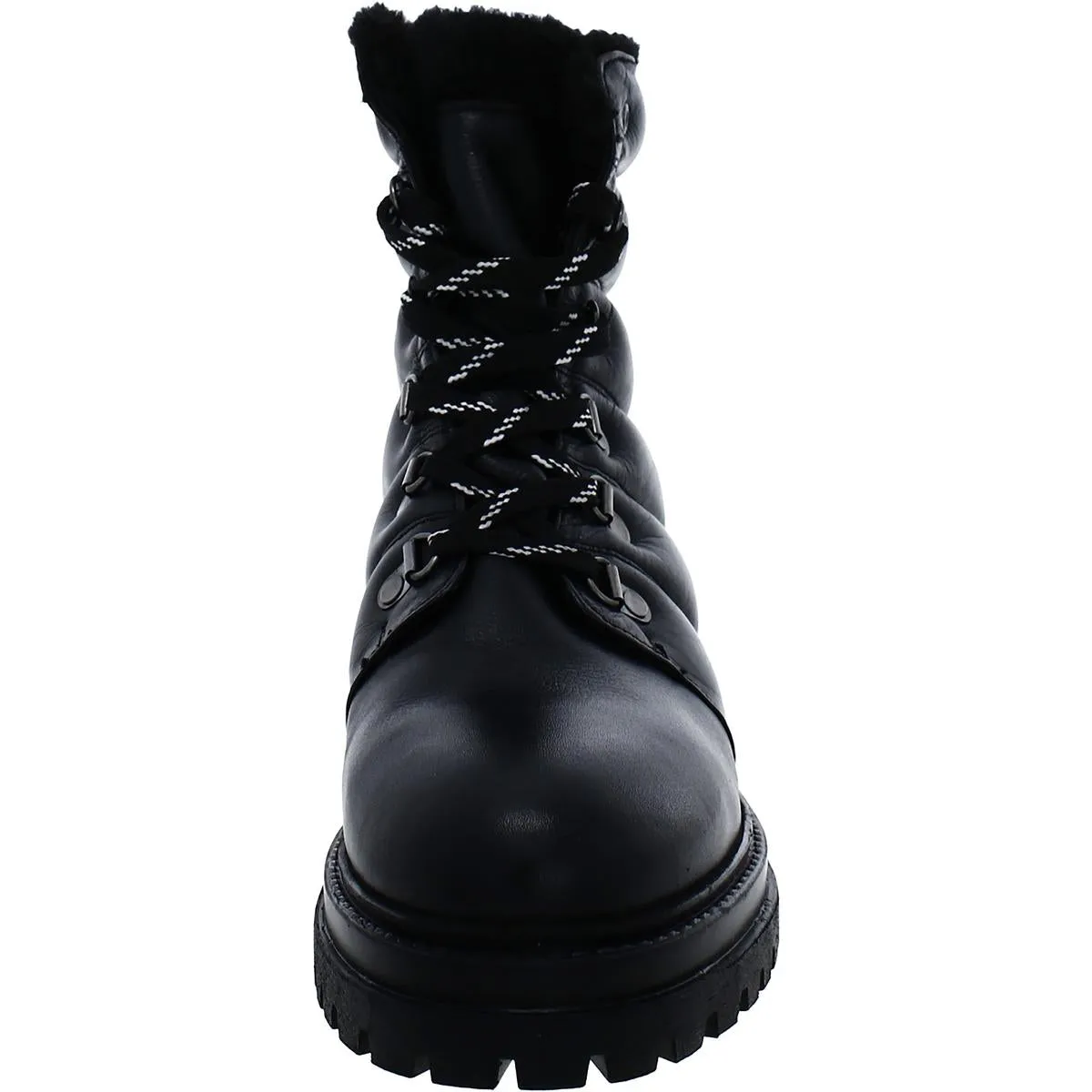 Vantage Womens Leather Quilted Winter & Snow Boots