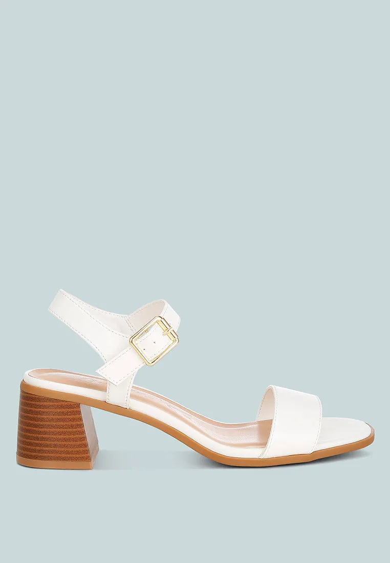 varya stacked heel sandals