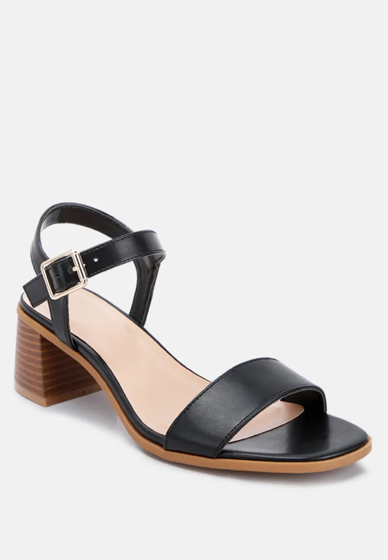varya stacked heel sandals