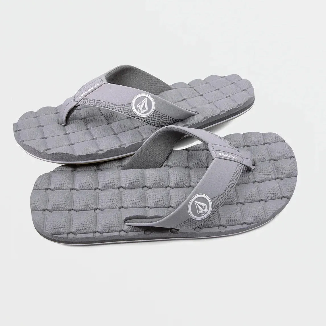 Volcom Men's Recliner Sandals - Grey