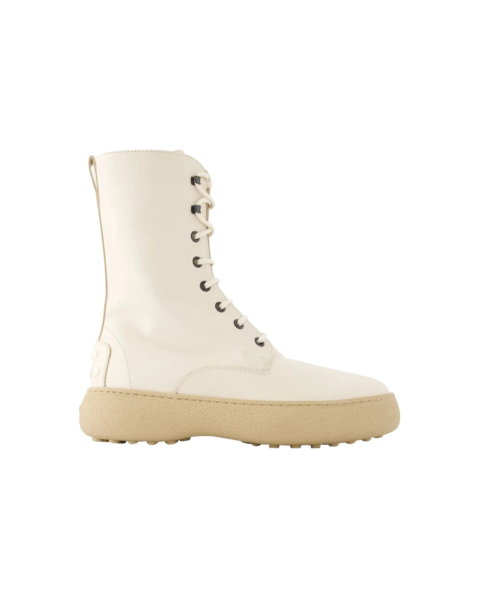 Winter Gommini Boots - Tod's - Leather - White