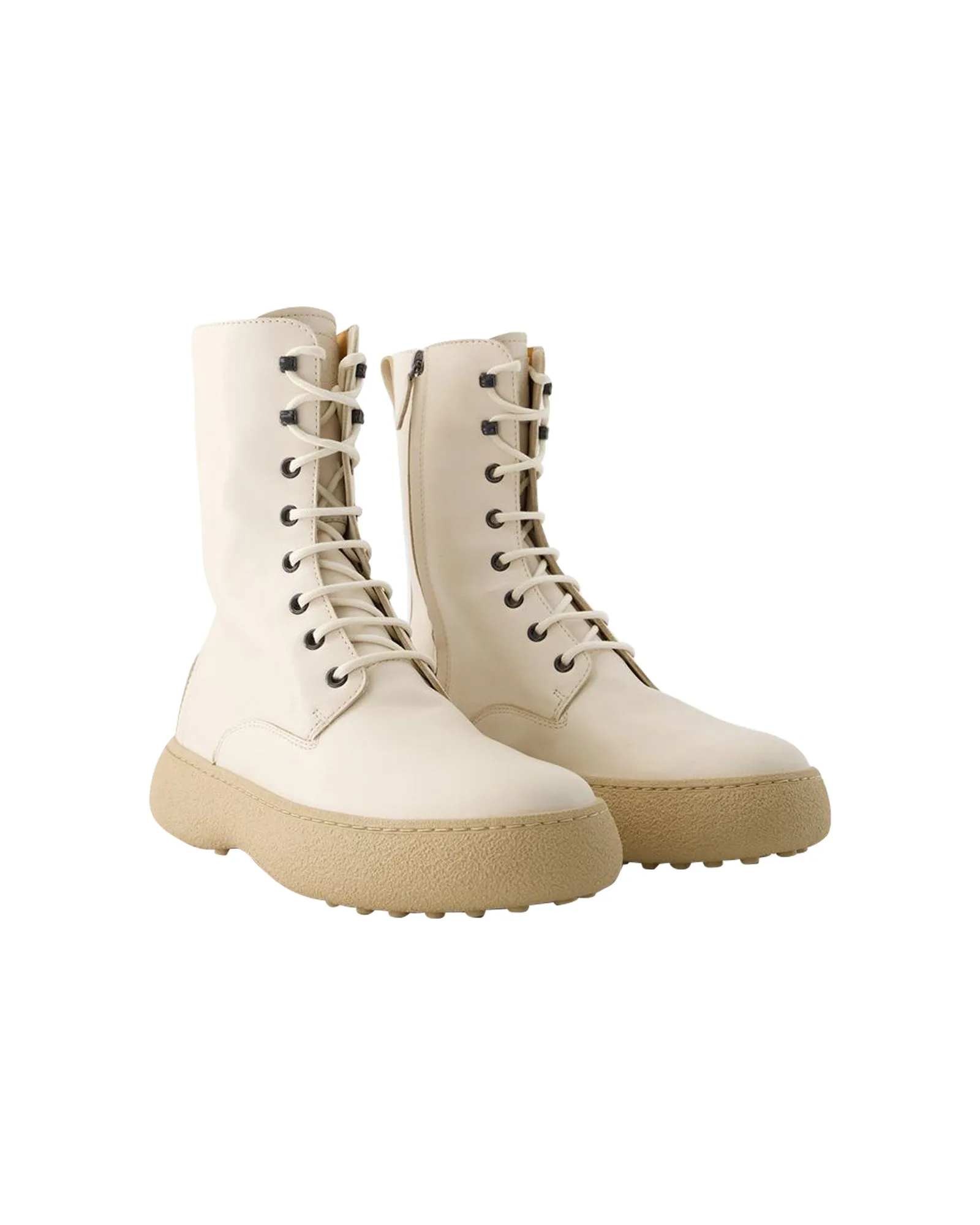 Winter Gommini Boots - Tod's - Leather - White