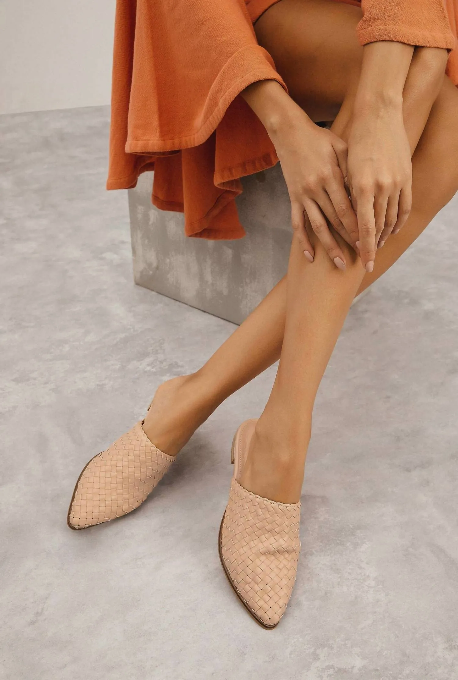 Women's Alice Slides In Nude Pink