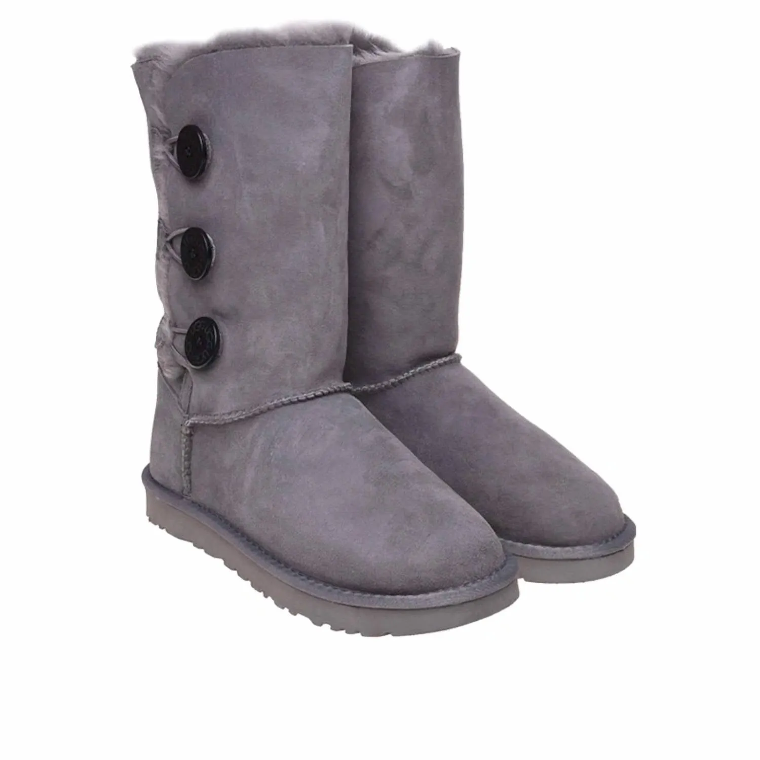 Women's Bailey Button Triplet Boot In Grey