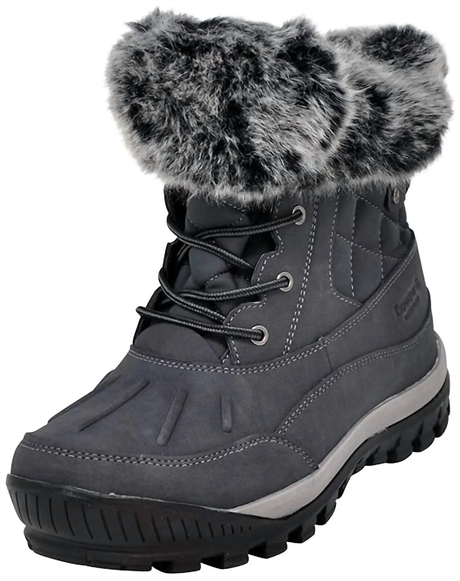 Women's Becka Winter Boots In Black/ Grey