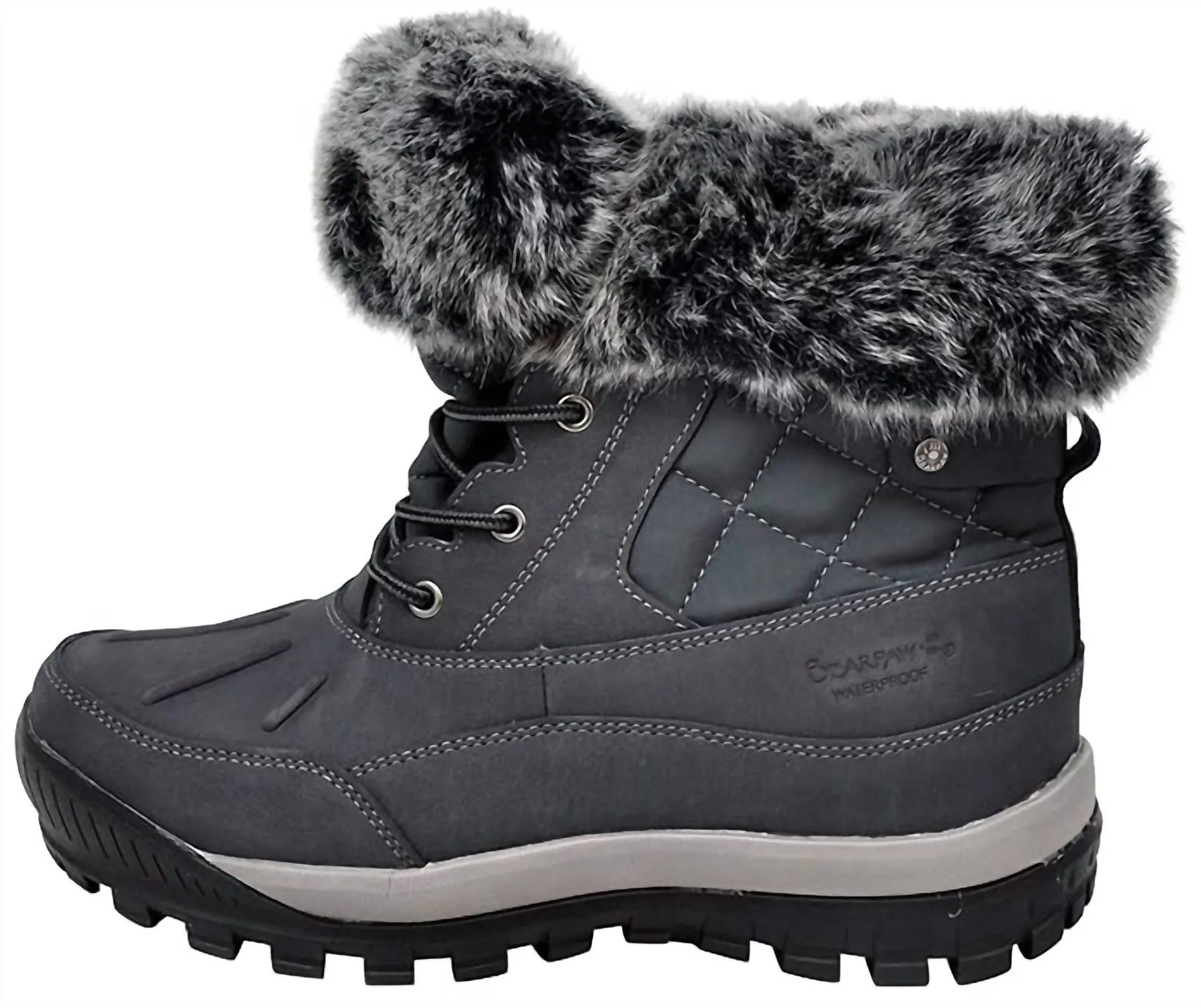 Women's Becka Winter Boots In Black/ Grey