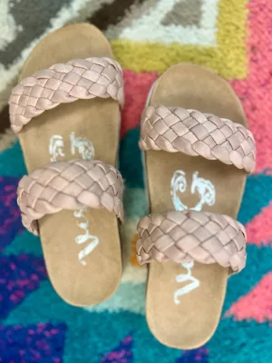 Women's Braidon Has Me Blushin' Platform Sandals In Brown