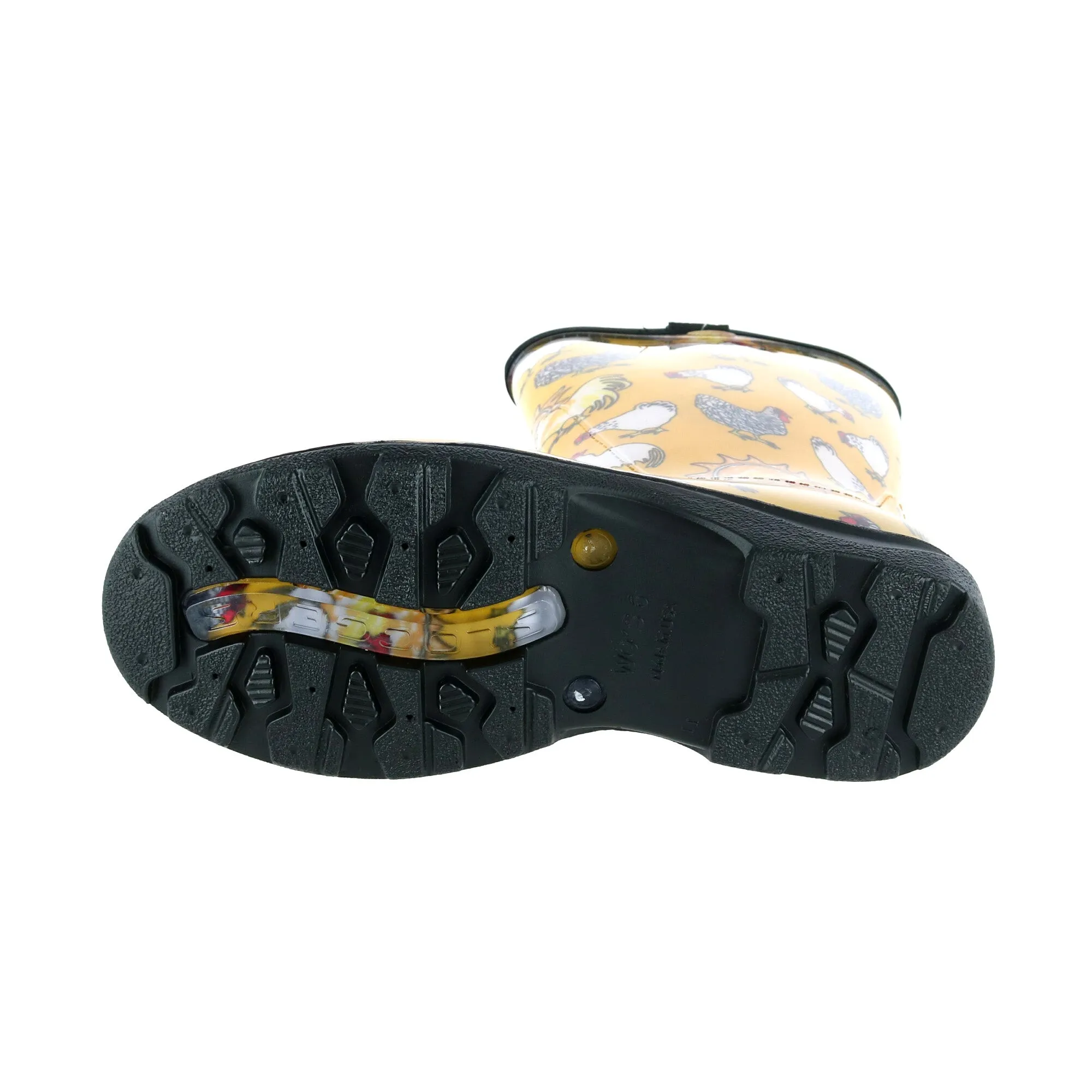Women's Chicken Print Rain and Garden Boots
