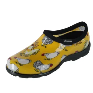 Women's Chicken Print Short Rain and Garden Shoes